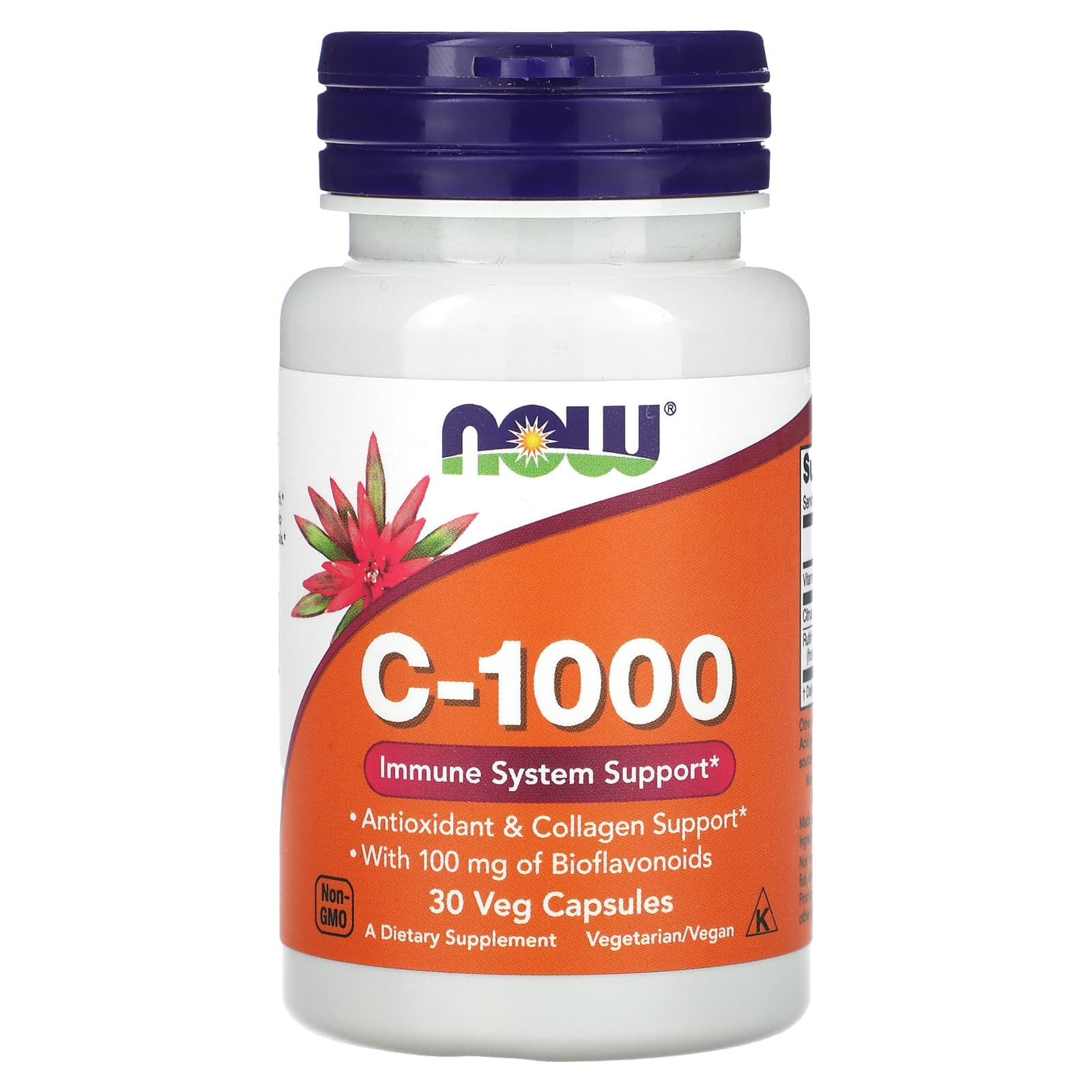 ویتامین C-1000 ناو فودز – ۳۰ عدد/ویتامین‌ها و مواد معدنی → ویتامین C → تقویت سیستم ایمنی و سلامت پوست