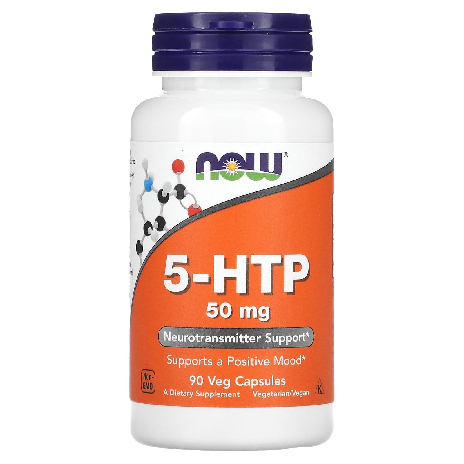 مکمل( 5-HTP ) 50میلی‌گرم ناو فودز – تقویت خلق، خواب و آرامش ذهنی (۹۰ عدد)
