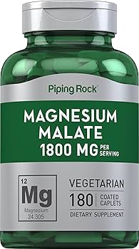 منیزیم مالات  پایپینگ راگ | انرژی + عضله | 1800mg | 180 عدد