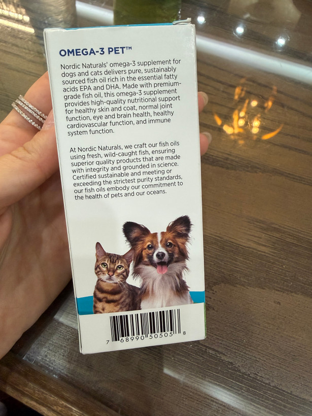 مکمل امگا ۳ حیوانات خانگی نوردیک نچرالز (Omega-3 Pet)