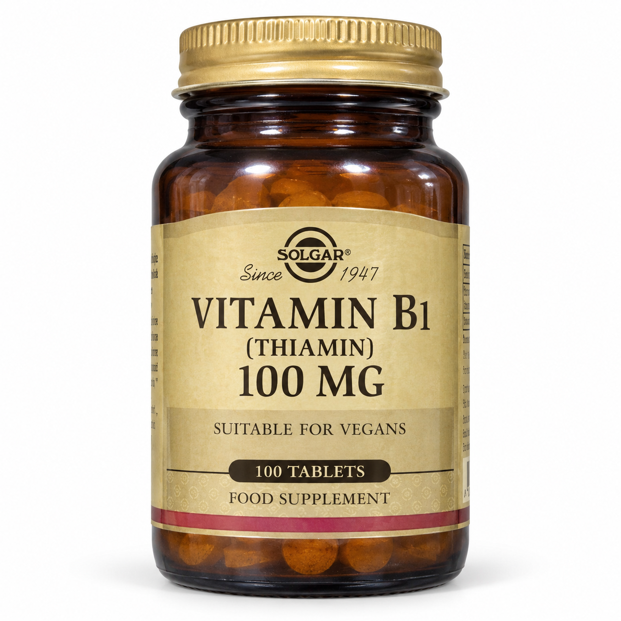 ویتامین B1 (تیامین) 100 میلی‌گرم سولگار 100 عددی