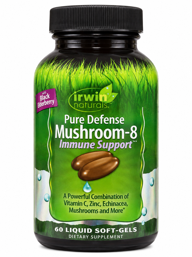 مکمل تقویت سیستم ایمنی Mushroom-8 ایروین نچرالز 60 عددی